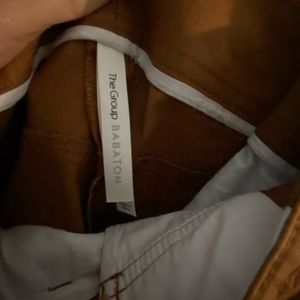 Babaton High Waisted Wide Leg Cropped Pants